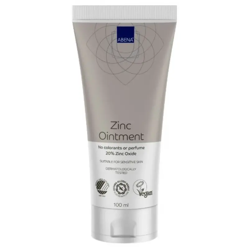 ABENA Zinc Ointment, Crema cu zinc pentru piele iritata, 100 ml